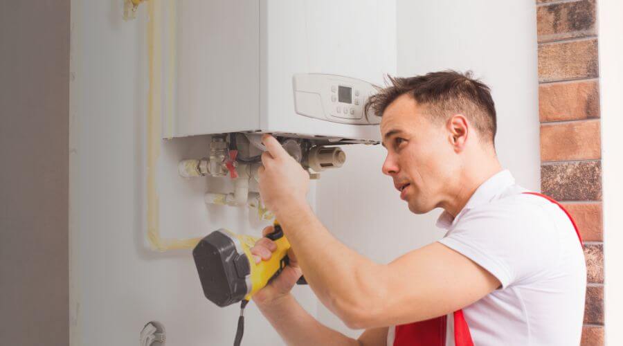 Local tankless water heater installation in Marble Hill, GA